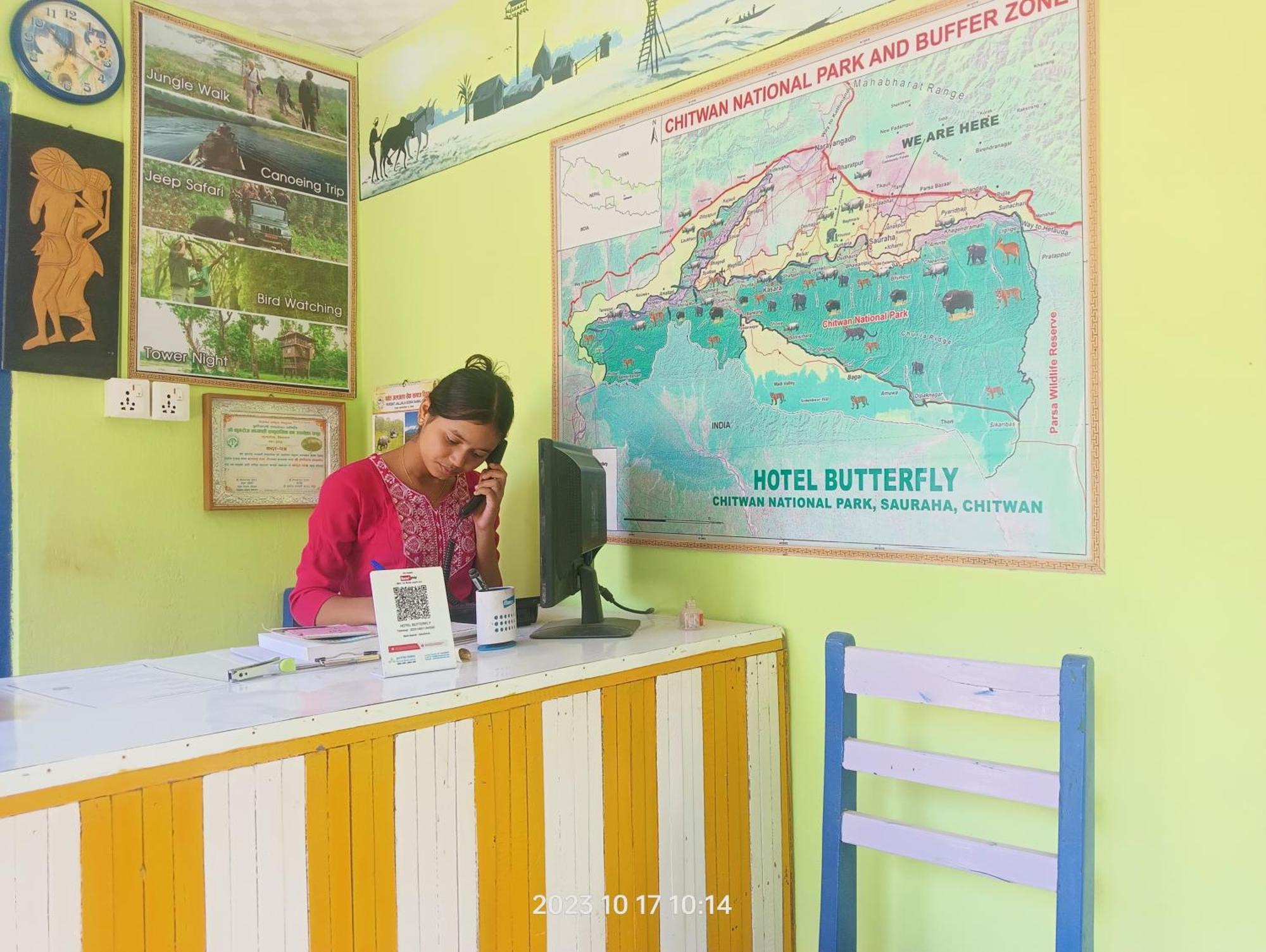 Hotel Butterfly - Peaceful Garden For Nature Lovers Sauraha Εξωτερικό φωτογραφία